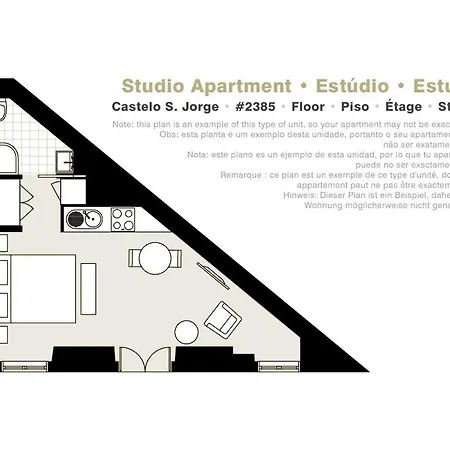 Serviced - Castelo S. Jorge Lizbona